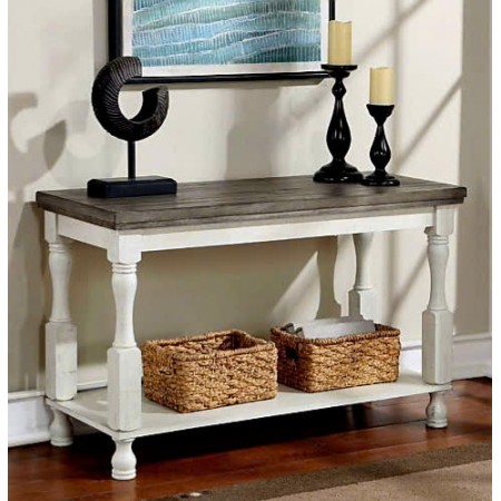 Calandra : Bàn Trang Trí, Bàn Console - Trắng + Xám 